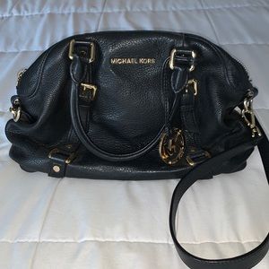 Michael Kors Black Leather Bag